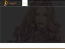 Tablet Screenshot of mashaelbeautysalon.com